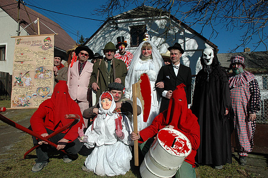 Masopustní průvod obcí Oselce 2008